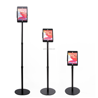 Kiosque de sécurité pour tablette, support d'affichage, hauteur ajustée pour Samsung Galaxy Tab A9 +/ S8/S9 11/10.9/8.7/10.5 pouces