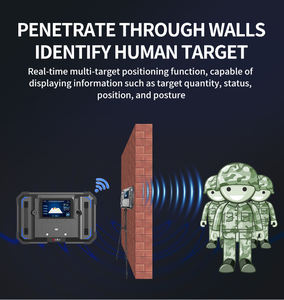 LSJ TWR-III 3D Radar yaşam dedektörü, insanları farklı konumlarda görüntülemek için duvarlardan bakın - Product Image 3