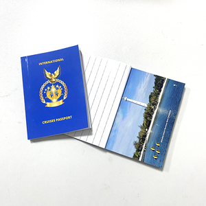 Custom 90x125mm Cruises passport Book stampa a colori con copertina rigida paesaggio foto stampa di libri - Product Image 6