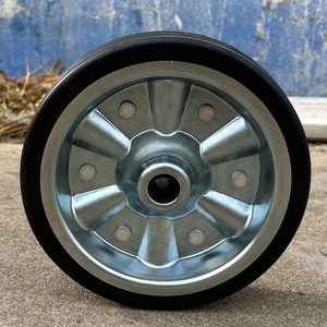 Roue de remplacement pour chariot à roulettes, <span class=keywords><strong>pneu</strong></span> en caoutchouc massif 200 mm et 250 mm, roue et <span class=keywords><strong>pneu</strong></span> en caoutchouc massif de 10 pouces - Product Image 5