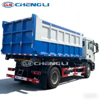 Camion benne à bras de levage abordable de 18 tonnes avec conteneur amovible de 16 m³ pour le transport de déchets de démolition
