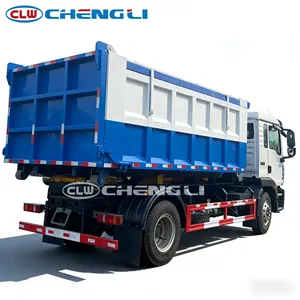 Camión de Basura con Gancho Elevador de 18 Toneladas, Contenedor Desmontable de 16m³ para Transporte de Residuos de Demolición, Económico - Product Image 4