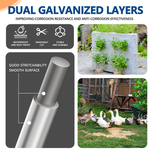 Galvanized Square <b>Wire</b> <b>Mesh</b> 1/2 Inch 1/4 Inch Hardware Cloth for <b>Garden</b> Fencing and Animal Enclosure - Product Image 3