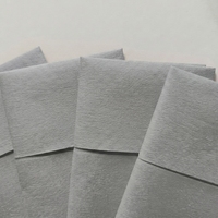 Serviettes jetables élégantes en papier Airlaid 1 pli, couleur argent, pliées en 8, avec pochette pour couverts, 33x40cm, 50/paquet, pour mariage