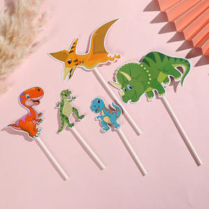 Carte d'insertion pour <span class=keywords><strong>gâteau</strong></span> en papier en forme d'animal de dessin animé, multi-occasions, <span class=keywords><strong>décoration</strong></span> de <span class=keywords><strong>gâteau</strong></span> d'anniversaire, ornements de <span class=keywords><strong>gâteau</strong></span>, fée dansante - Product Image 6