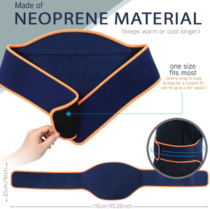 Pack de glace en Gel pour le soulagement des douleurs dorsales, Packs de glace chaude et froide, ceinture pour les blessures dorsales, sciatique, douleur nerveuse, colonne vertébrale - Product Image 3