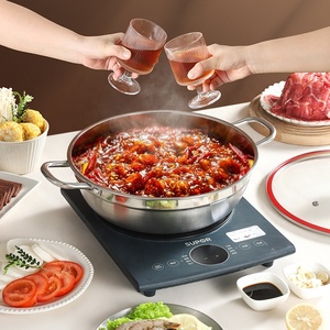 Ensemble de batterie de cuisine en acier inoxydable de haute qualité pour la restauration industrielle, marmites épaissies pour soupes et bouillons, pour la cuisine - Product Image 1