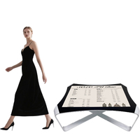 Mesa Táctil Interactiva de 55 Pulgadas con Pantalla Táctil Capacitiva Android, Mesa de Centro Inteligente para Cafetería, Señalización Digital, Pantalla para Restaurante