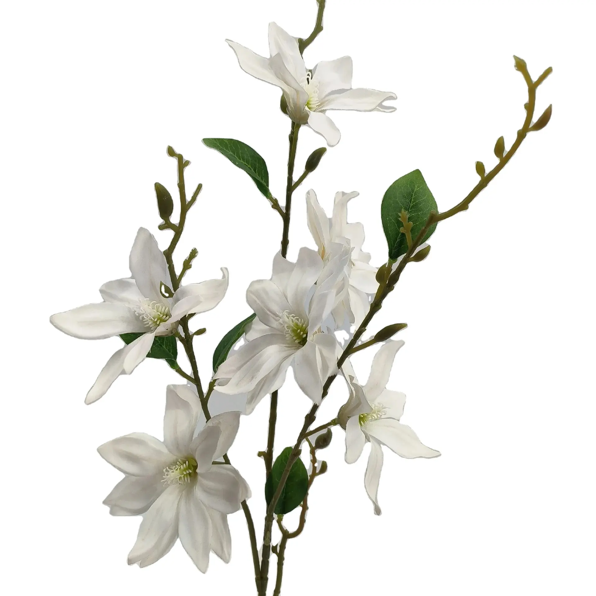 הרשימה החדשה תווית פרטית אלגנטית פרח מגנוליה מלאכותי פרח לקישוט חתונה