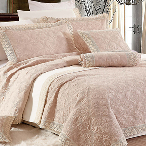 Koosmos – <span class=keywords><strong>couvre</strong></span>-<span class=keywords><strong>lit</strong></span> <span class=keywords><strong>matelassé</strong></span> en <span class=keywords><strong>satin</strong></span> 100% polyester, taille king, pour le moyen-orient - Product Image 2