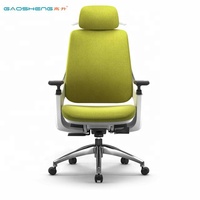 Chaise de bureau ergonomique GT1 avec accoudoirs réglables en 3D, coussin de siège coulissant, coque en PP, dossier en maille - Design moderne pour un usage domestique