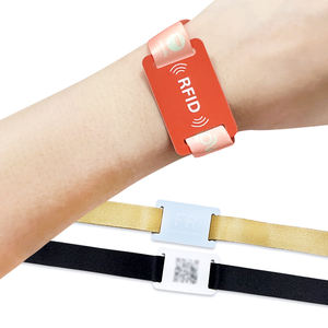Bracelet en tissu tissé personnalisé avec puce RFID - Product Image 1