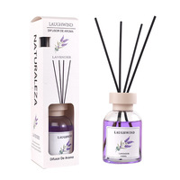 Diffuseur de parfum pour voiture en verre 10 pouces avec bâtonnets en rotin, parfum naturel longue durée, désodorisant automobile portable format mini