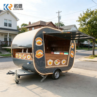 Camion de restauration commercial CE Made BBQ FoodCart, entièrement équipé, pour tacos et pizzas