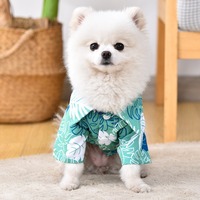 T-shirt respirant pour chien, style Hawaï, XS-XXL, accessoire d'été pour chiens de petite et moyenne taille