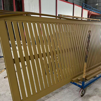 Rampe de protection en aluminium sur mesure, finition mate, facile à nettoyer, pour terrasse, balcon, escalier