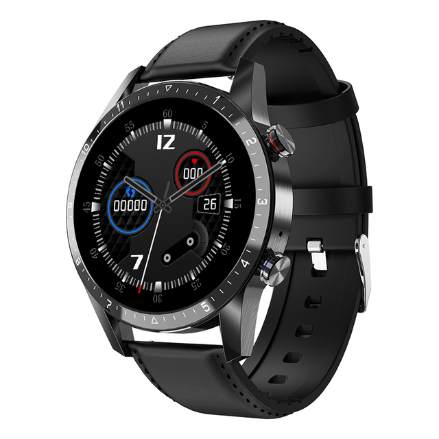 AMOLED BT Call Smart Watch Bracelet T7 PRO Heart Rate Bracelet Fitness Smart Watch Automatic Leather Watch for Men