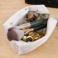 Sac de rangement pour cosmétiques en forme d'étoile octogonale personnalisable, nouveau, à chaud, avec fermeture éclair, sac de toilette prêt à l'emploi, sac de cosmétique portable