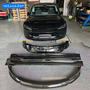 Kit carrosserie de haute qualité en ABS BSKT, lèvre avant, jupes latérales, lèvre arrière, adapté au modèle <span class=keywords><strong>Tesla</strong></span> 3 2023, pièces de voiture, pièces automobiles - Product Image 6