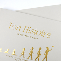 Livre de souvenirs pour bébé personnalisé de luxe avec service d'impression en relief, album, journal, carnet, planificateur, impression