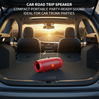 Enceinte Cylindrique Portable Version Globale pour Activités Extérieures Plage et Piscine, Connexion Sans Fil BT 5.1, Idéale pour Fêtes à la Piscine