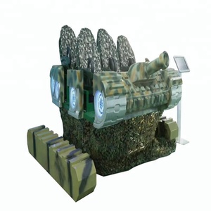 Machine électronique <span class=keywords><strong>classique</strong></span> de jeu vidéo de sièges du simulateur 6 de réservoir de jeux de DOF 9D VR de bénéfice élevé 6 pour le cinéma de VR - Product Image 2