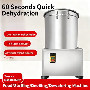 Máquina Deshidratadora Centrífuga Eléctrica de Acero Inoxidable, Totalmente Automática, Extractor Centrífugo de Alimentos, 1400 RPM, Secador de Frutas y Verduras - Product Image 1