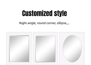 Miroir de maquillage intelligent <span class=keywords><strong>à</strong></span> écran tactile sablé, miroir de salle de bain <span class=keywords><strong>à</strong></span> LED alimenté par batterie, pour salle de bain - Product Image 4