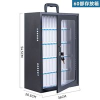 Boîte de rangement pour téléphones portables, 36 emplacements, en alliage d'aluminium, armoire de rangement pour téléphones portables, boîte de verrouillage pour téléphones