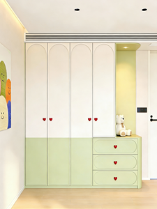 Petite Armoire De Rangement Pour Bébé En <span class=keywords><strong>Bois</strong></span> Avec Coins Arrondis Et Peinture Non Toxique Pour Chambre D'Enfant - Product Image 1