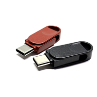 Tipo-C USB 3,0 Pendrive 512GB 256GB 128GB 64GB 32GB Thumbdrive Jump Drive Huella digital USB Flash Drives Pendrive