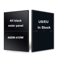 Meilleur kit de panneaux solaires de type N tout noir pour usage domestique 550W-770W Panneaux photovoltaïques à double vitrage Module PV