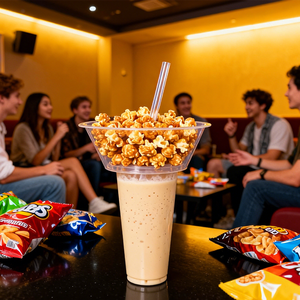 Vaso Desechable Personalizado de 16oz/24oz para Bebidas, Snacks, Té con Leche, Jugo, PP Reciclado, Vasos Plásticos Desechables con Tapa - Product Image 3