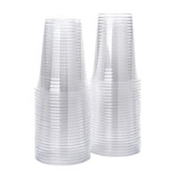 Meilleures ventes Promotion spéciale Gobelets d'emballage pour boissons en plastique PET Haute performance Fond plat Impression 8 couleurs