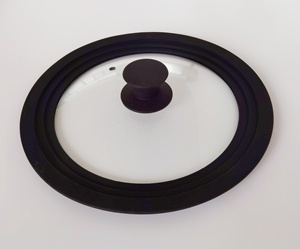 <span class=keywords><strong>Tapa</strong></span> de vidrio con borde de silicona Universal de varios tamaños de 28/<span class=keywords><strong>20</strong></span>/32 <span class=keywords><strong>cm</strong></span> para sartén, cubierta de sartén, piezas de utensilios de cocina - Product Image 2