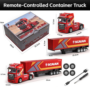 WL Toys 6408 Mini Voiture RC 1/64 4x4 2.4G Télécommandée à l'échelle réelle, Modèle de Camion de Course Drift avec Remorque pour Enfants et Adultes, Nouvelle Tendance 2026 - Product Image 6
