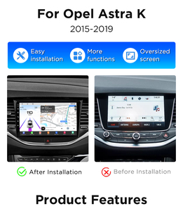 Junsun ชิปวิทยุติดรถยนต์แอนดรอยด์สำหรับ Opel Astra <span class=keywords><strong>K</strong></span> 2015-2019 Apple CarPlay กล้อง360สเตอริโอ1.8 GHz - Product Image 2