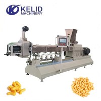 Machine de casse-croûte soufflée de maïs d'extrudeuse à vis jumelle