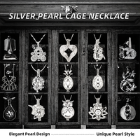 Proveedor de Alibaba, Venta al por Mayor Personalizada, Joyería de Moda Creativa y de Lujo, Dijes, Collar de Perlas de Plata de Ley 925