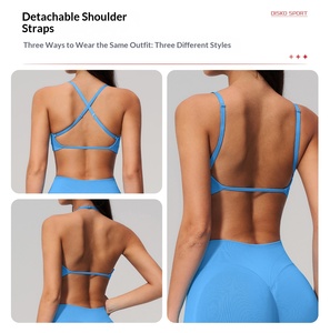 Completo da Palestra in Maglia Solida Senza Cuciture a 2 Pezzi, Direttamente dalla Fabbrica, con Reggiseno e Pantaloncini a Costine Effetto Push-Up a <span class=keywords><strong>V</strong></span>, Indossabile in <span class=keywords><strong>3</strong></span> Modi, Tuta da Allenamento Pilates di Tendenza su TikTok - Product Image 3