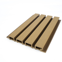 Revêtement WPC moderne, panneau composite en bois d'intérieur, bardage, panneaux muraux en PVC imperméables pour décoration murale intérieure et extérieure