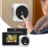 2.8 pouces caméra sonnette vidéo sonnette judas porte visionneuse Vision nocturne 120 degrés pour maison bureau appartement