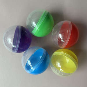 Bola cápsula vacía de plástico de 75mm al por mayor juguetes clásicos para máquinas expendedoras para rango de edad 5-7 años - Product Image 2