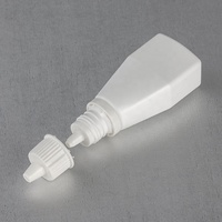 Vente en gros de flacons compte-gouttes en HDPE de 30 ml et 60 ml, flacon compte-gouttes vide à pointe pointue, flacon pour médicaments liquides, conteneur en plastique, logo personnalisé