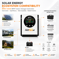 OEM 40A 60A MPPT Solar-Laderegler 12V 24V 36V 48V Intelligenter Solar-MPPT-Laderegler für Heim-Netzunabhängige Stromsysteme