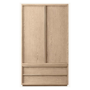 High Quality Modern Eco-Friendly Durable Solid Wood Cabinet RH Furniture Luxury <b>Storage</b> Bedroom <b>Wardrobe</b> - Product Image 3