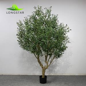 Árbol Artificial de Olivo de 240 cm con Base Resistente, Árbol de Hoja Perenne de Tacto Real, el Más Vendido, para Decoración de Interiores, Exteriores y Oficinas - Product Image 2