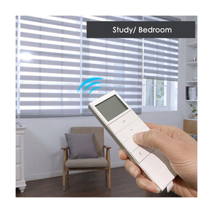 Hot Bán thiết kế hiện đại cơ giới Zebra rèm tùy chỉnh điện cửa sổ con lăn Shades rèm cửa được xây dựng trong vải cho sử dụng hàng ngày - Product Image 1