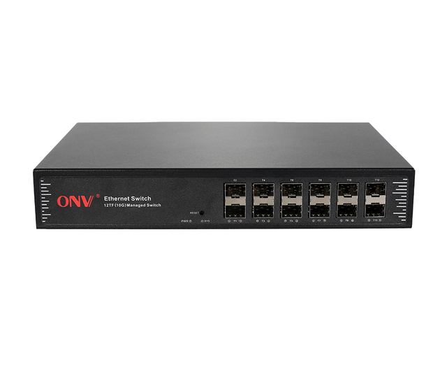 Good Quality 12-Port 10G SFP+ L3 Managed Switch with QoS and 480Gbps Capacity ONV56012FM