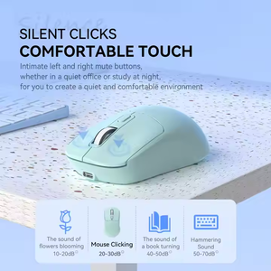 Ergonomic 2.4G BT Dual-Mode Wireless Gaming <b>Mouse</b> Right Hand Orientation Laser Tracking USB Connection Plastic PC <b>Mouse</b> - Product Image 5